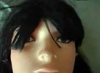 58 year old fucking a home made silicone sex doll