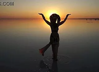 worship of god ra by mature belly dancer