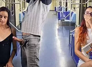 pervertido goza nos peitos da passageira de onibus em publico