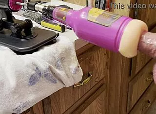 fuck machine anal attachment with huge cumshot