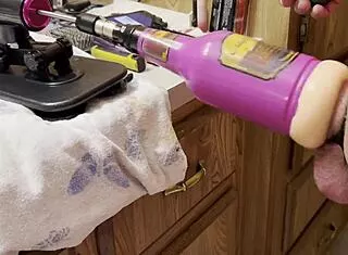 fuck machine anal attachment with huge cumshot