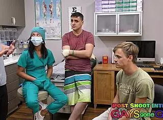 sterilized and castrated by two male surgeons