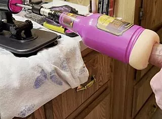 fuck machine anal attachment with huge cumshot