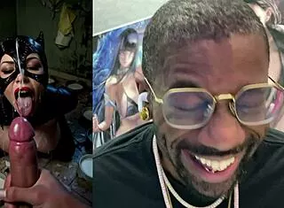 catwoman gets cum blasted by batman ebony teen