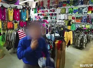curvy latina shoplyfter caught stealing in karate gi fucked by officer