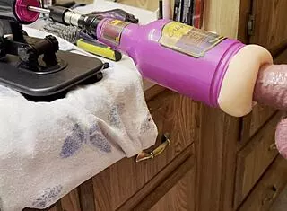 fuck machine anal attachment with huge cumshot