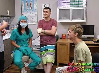 sterilized and castrated by two male surgeons