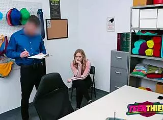 Teen Trades Sex After Getting Caught