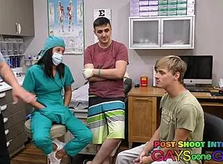 sterilized and castrated by two male surgeons