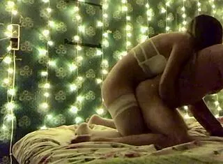 Mistress cums hard from boyfriend rimming