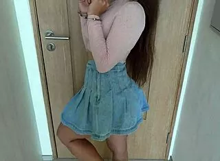 hot brunette breaks handcuffs and screws me