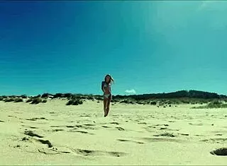 Travel Show Ass Driver - Ferrol Sasha Ikeyeva In A Bikini On Beautiful Spanish Doninos Beach