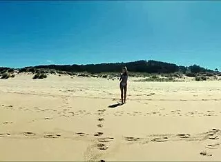 Travel Show Ass Driver - Ferrol Sasha Ikeyeva In A Bikini On Beautiful Spanish Doninos Beach