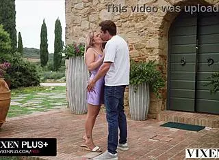 vixen hot blonde tourist nicole nixon gets filled