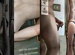 my friend always hungry so i feed her my cock