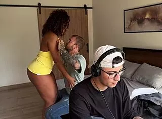 Colombian milf stepmother fucks stepsons best friend