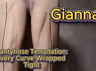 pantyhose temptation every curve wrapped tight