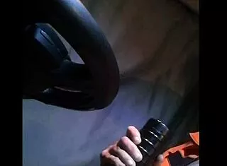 gazzadomm fleshlight fun in truck