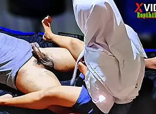 pay owner with massage and handjob