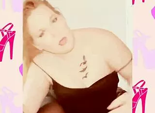 Flashing my pierced pussy in a pair of crotchless panties music video