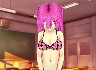 Pink Haired Girl Pleasuring Herself - Hot Hentai Preview