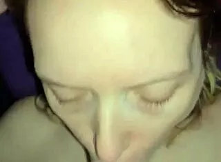 Milf Gets Facial After Rough Face Fuck
