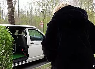 German Curvy Mature Wife Talks Casting Fuck At Bus