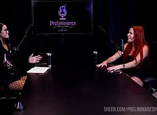 melhores momentos da carla santos no preliminares podcast com bia hot - parte 1 watch on sheer red