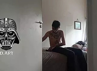 hidden cam catches man sniffing blonde clothes