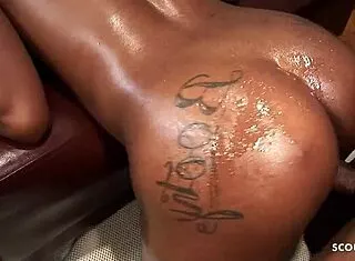 fit big tits ebony teen gets creampie