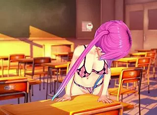 Pink Haired Girl Pleasuring Herself - Hot Hentai Preview
