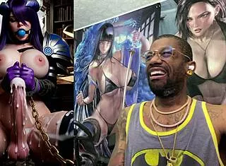 big breast transgender gets jerked