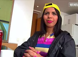 Thick colombian picked up and ready to get her pussy destroyed