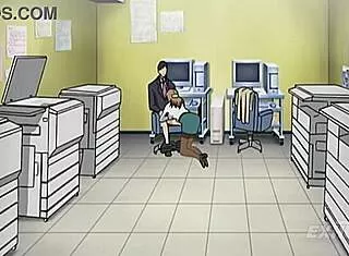 Testing the tight pussy of the new intern coworker