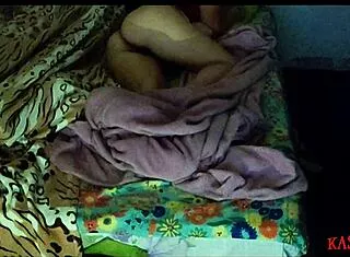 madrasta shares bed with stepson and gets taboo creampie