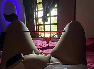 I love it when i get home from university and start masturbating my vagina gets really wet