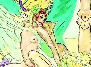 vintage erotic art piece