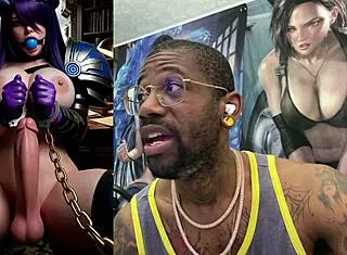 big breast transgender gets jerked