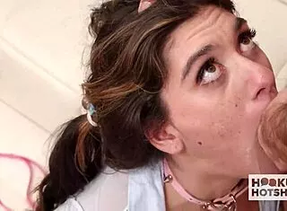 Innocent aubry babcock gets rough pussy fuck from nade nasty