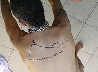 friends share bareback sex at motel