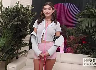 Innocent aubry babcock gets rough pussy fuck from nade nasty