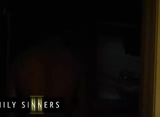 brunette cant resist sucking her sisters boyfriend