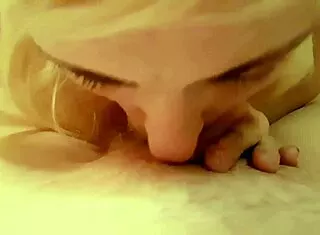 filthy irish blonde drains cock in pov
