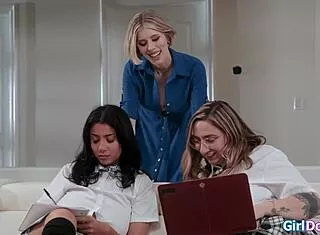 Mind if i lick my stepmom while we study