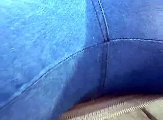 Wife wears her favorite pair of jeans