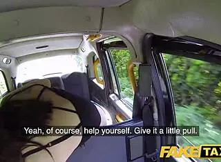 fake taxi spanish tattooed redhead hottie horny for big cock