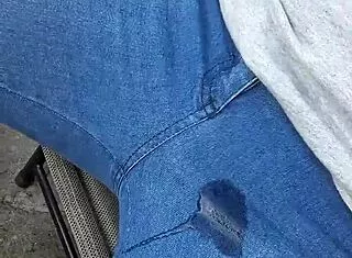 Wife wears her favorite pair of jeans
