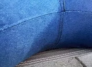 Wife wears her favorite pair of jeans