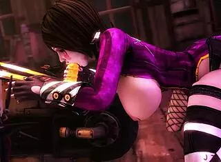moxxi rides claptrap in this wild hentai scene by munt works