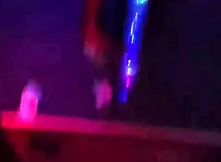 Showing off my skills practicing when a high roller walks in gets hot in the private room
